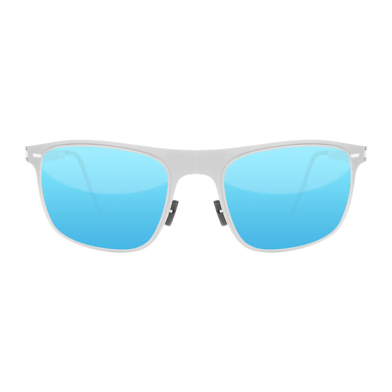 Skylander Z005 Adult Unisex Folding Sunglasses - Silver / Blue