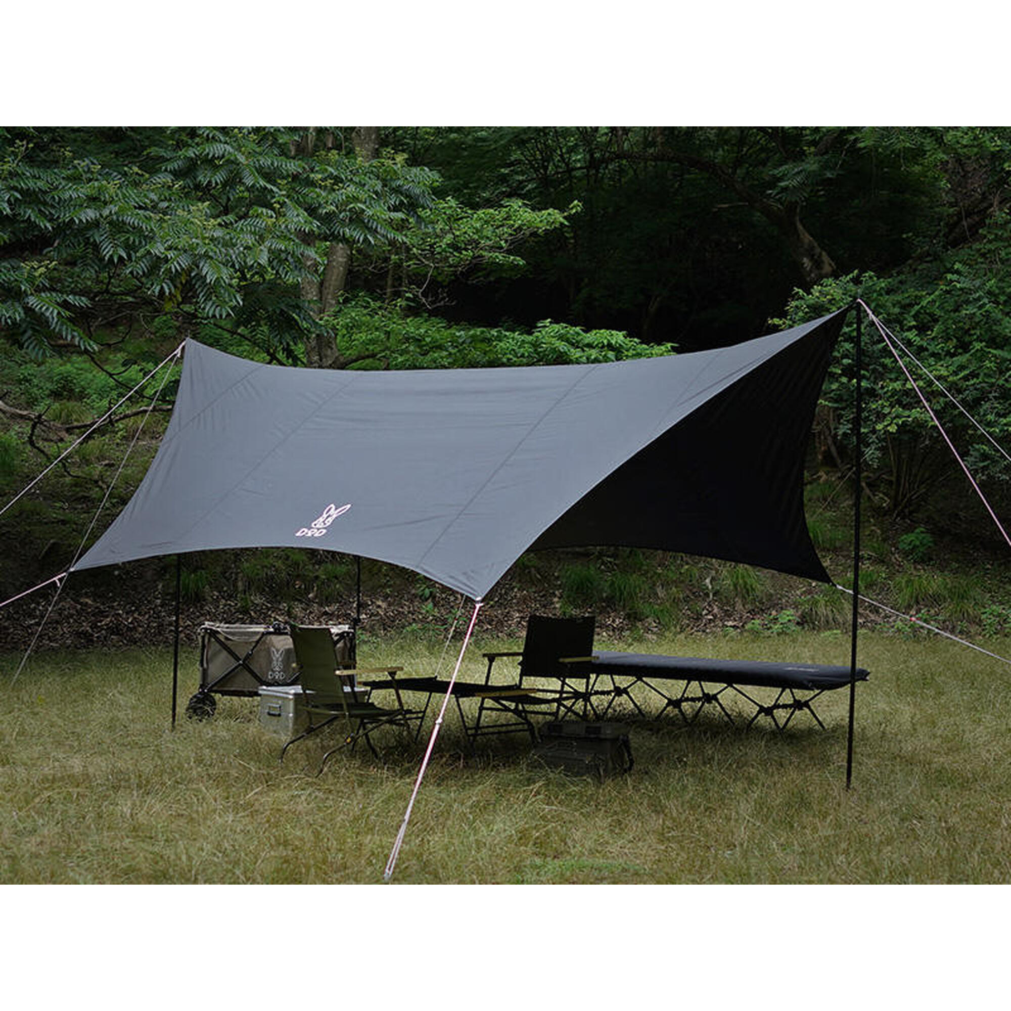 ITSUKA NO TARP TT5-631-BK Camping Tarps - Black