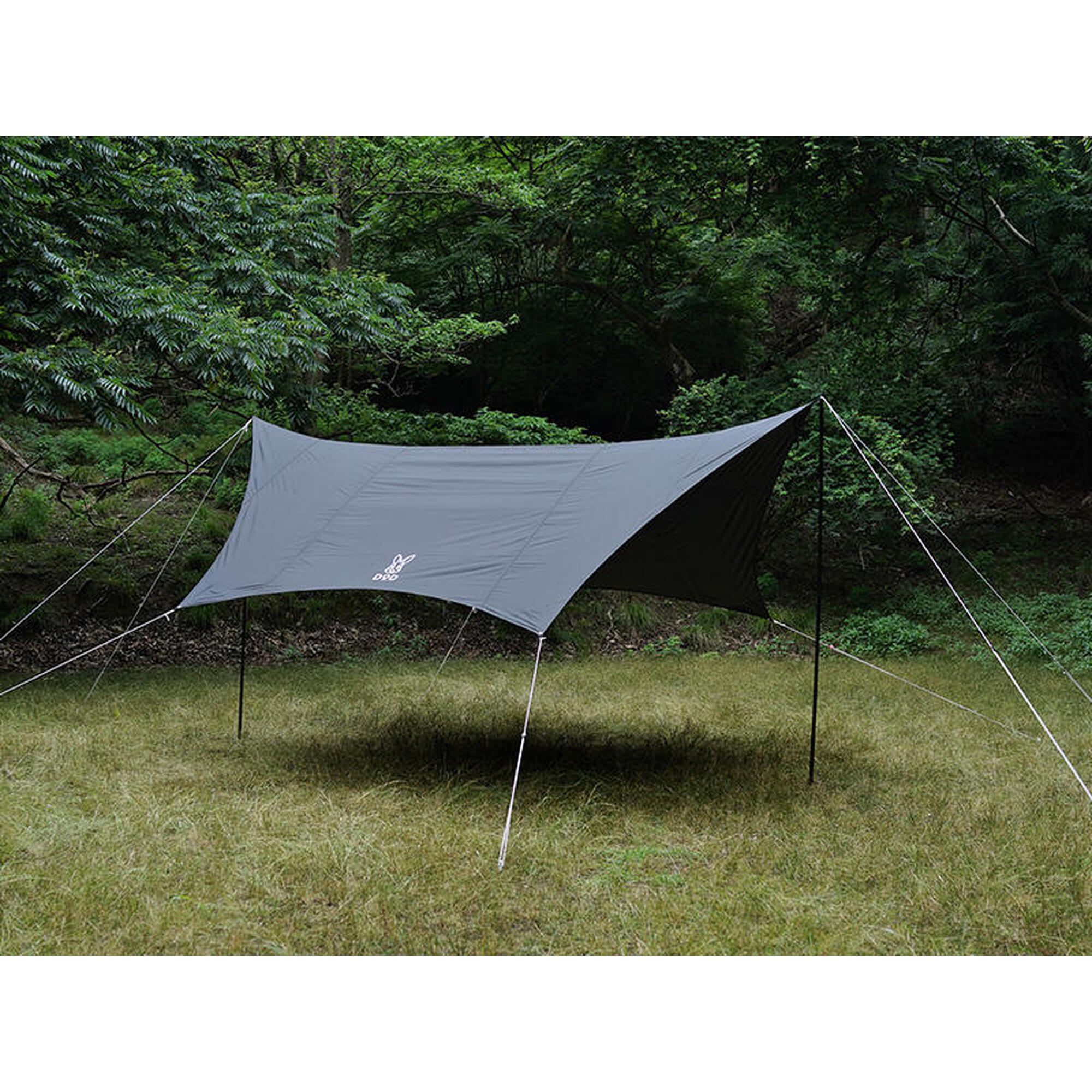 ITSUKA NO TARP TT5-631-BK Camping Tarps - Black