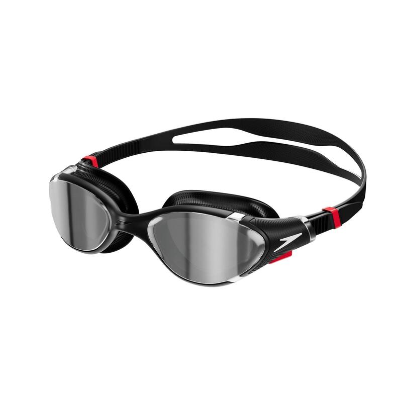 BIOFUSE 2.0 UNISEX MIRROR GOGGLES  - BLACK / RED / CHROME