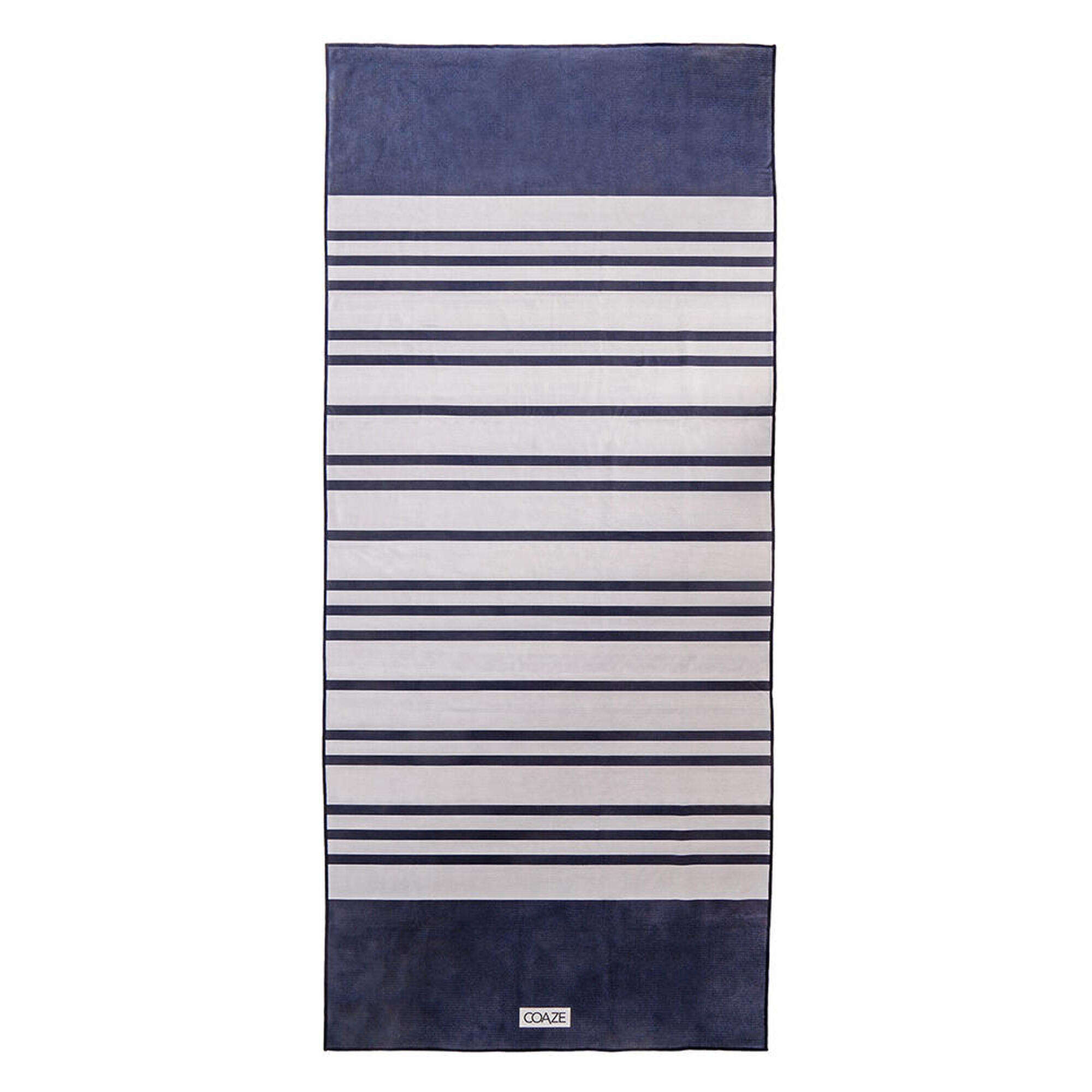 Unisex Sand Proof Sports Towel - Dockyard (Navy/white)