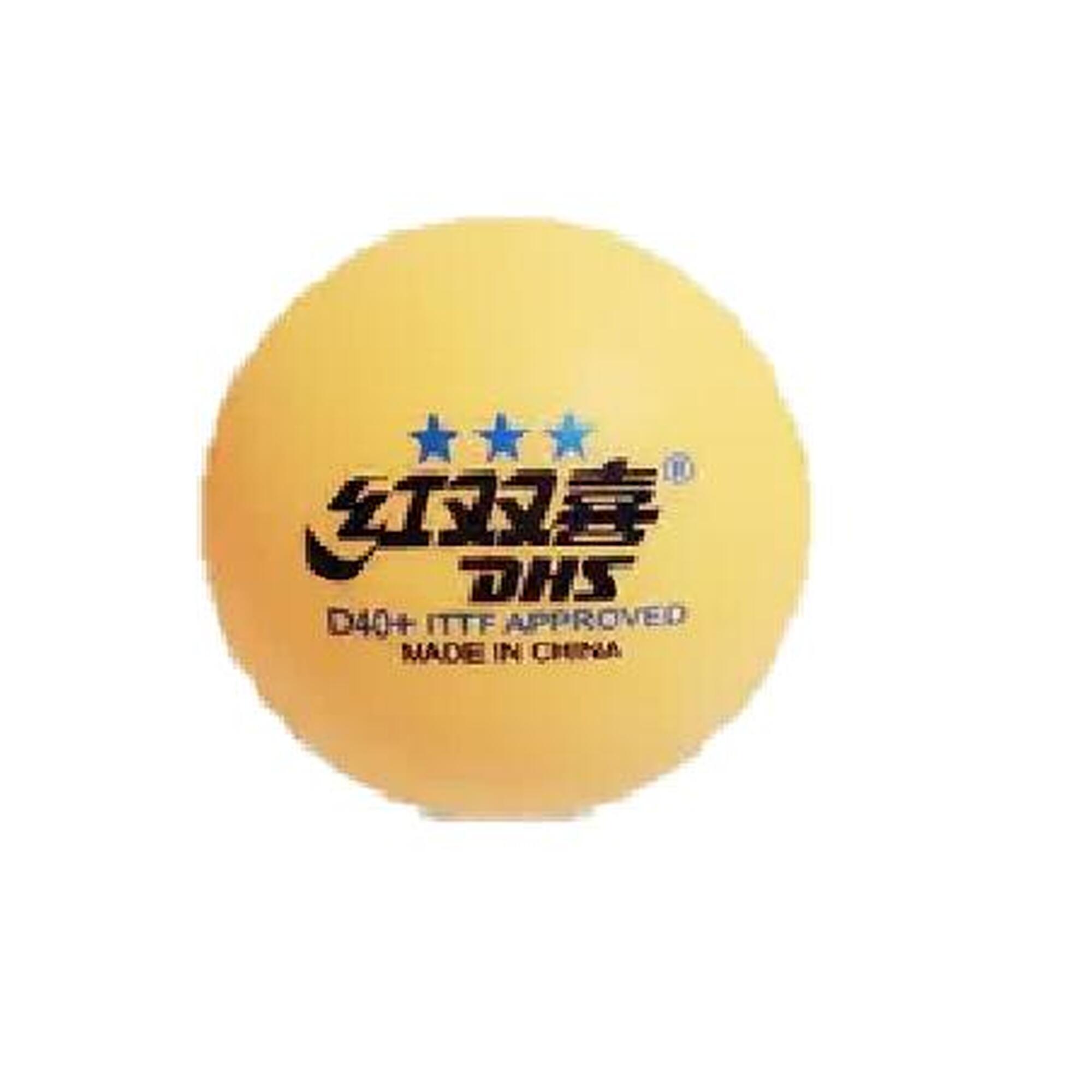 Cell-Free Dual D40+ Three Star Table Tennis Balls - ORANGE