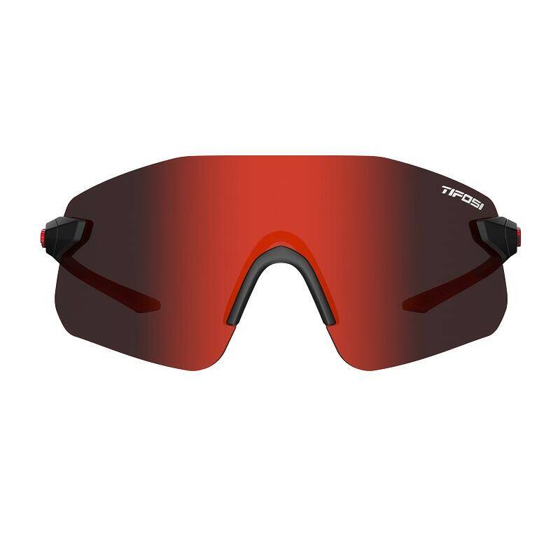 Tifosi Vogel Sl-Matte Black Smoke Red-Single Lens -  2