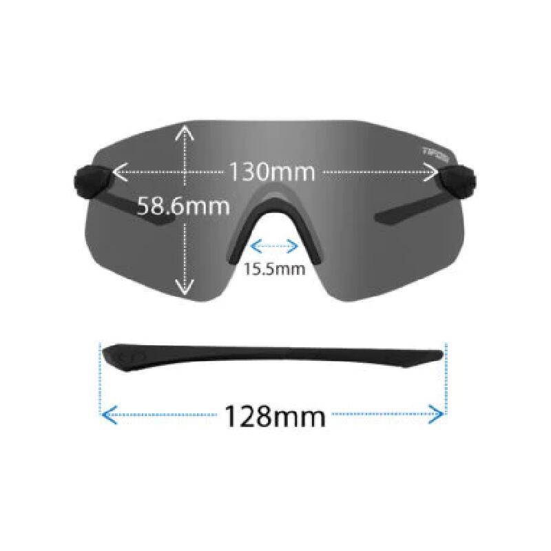 Tifosi Vogel Sl-Matte Black Smoke Red-Single Lens