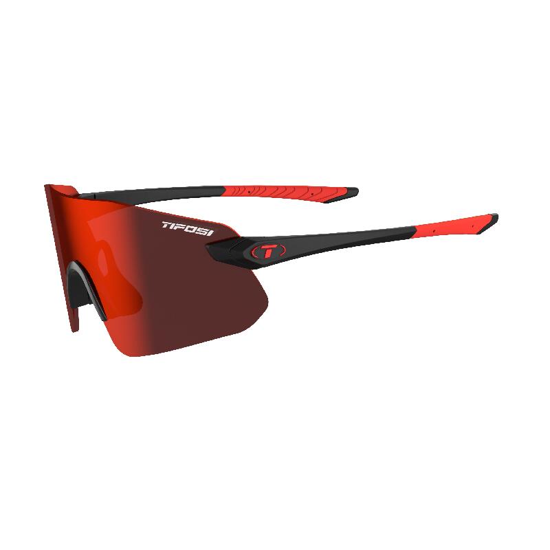 Tifosi Vogel Sl-Matte Black Smoke Red-Single Lens