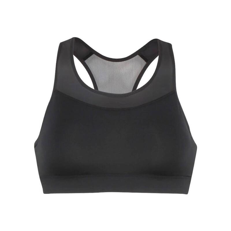 HFY157 Non Wire Light Sport Bra - Black