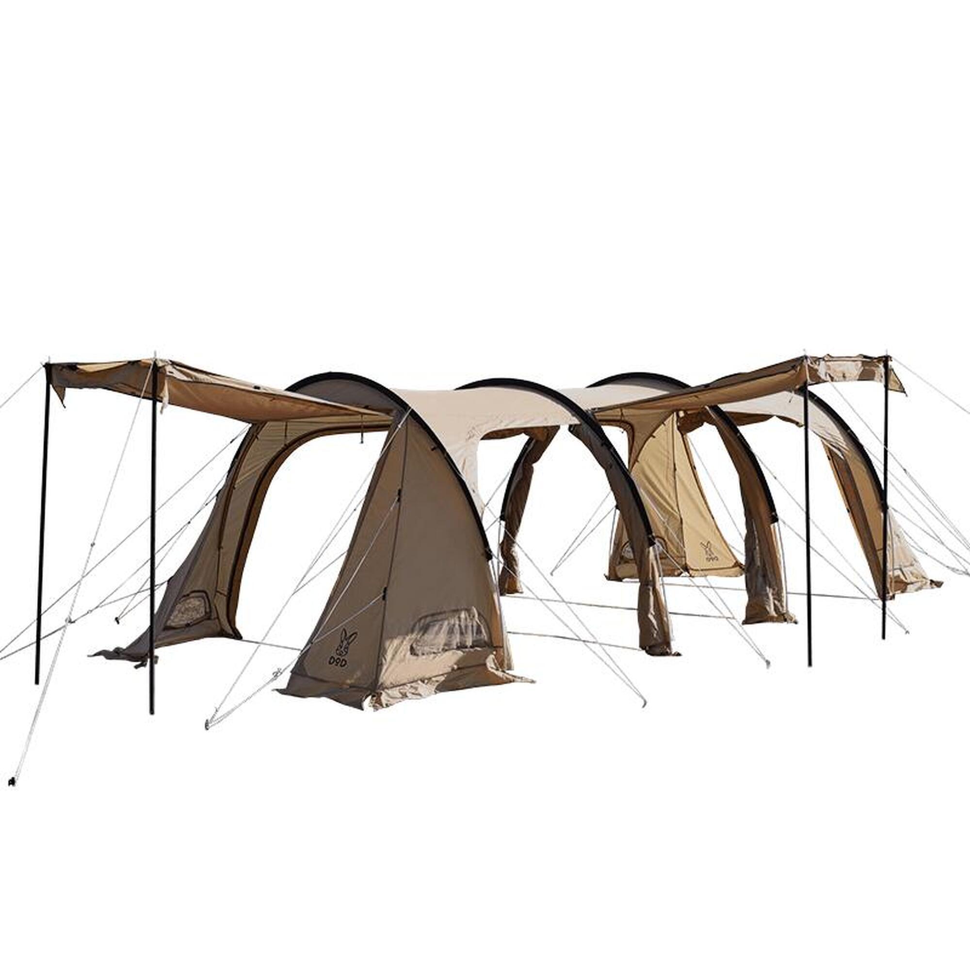 KAMABOKO TENT 3 (M) T5-689-TN 5 Person Camping Tent - Tan