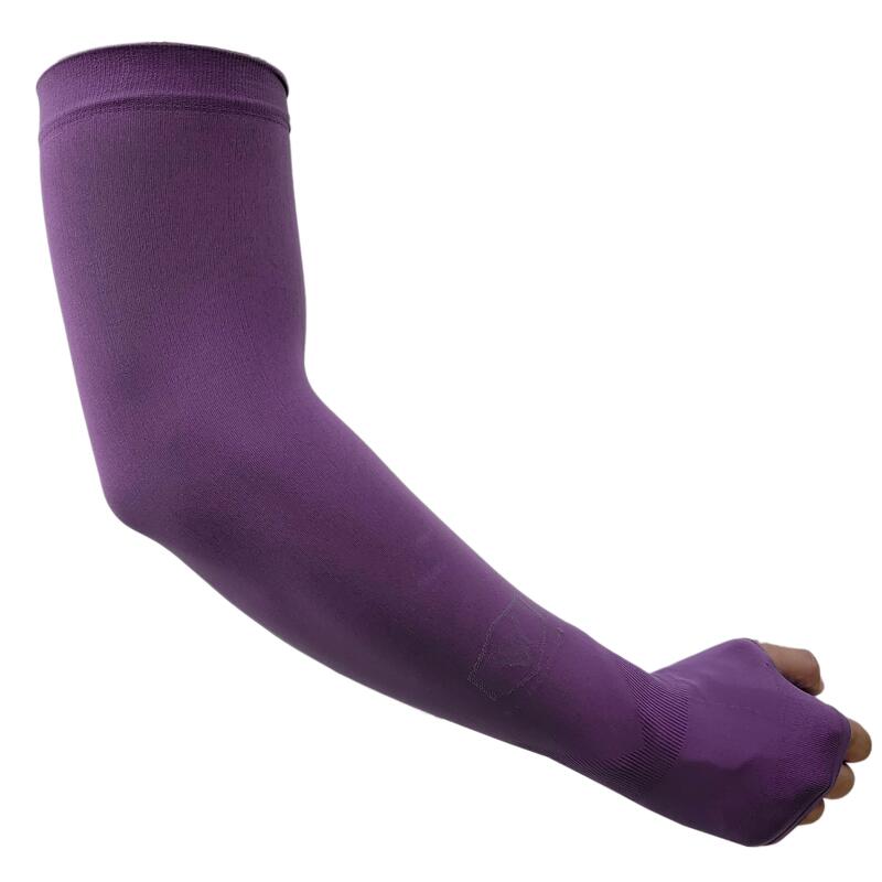 成人男女通用防紫外線手袖(3件裝) - 紫色 / 深藍色 / 白色