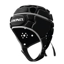 Casque de rugby Impact pour adulte Noir uni