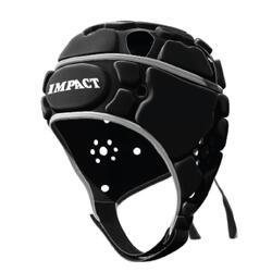 Casque de rugby Impact pour adulte Noir uni
