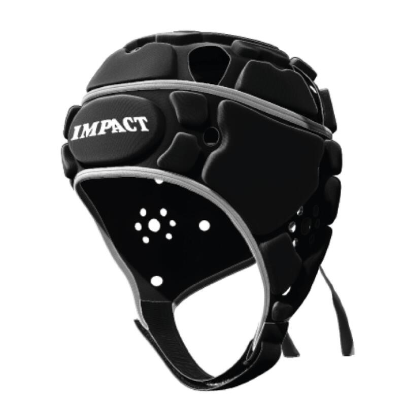 Casco De Rugby Impact Adultos Negro Liso