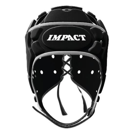 Rugby Helm Impact Voor Volwassenen Effen Zwart