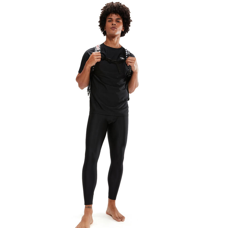 ESSENTIAL MEN'S SWIM LEGGING - BLACK