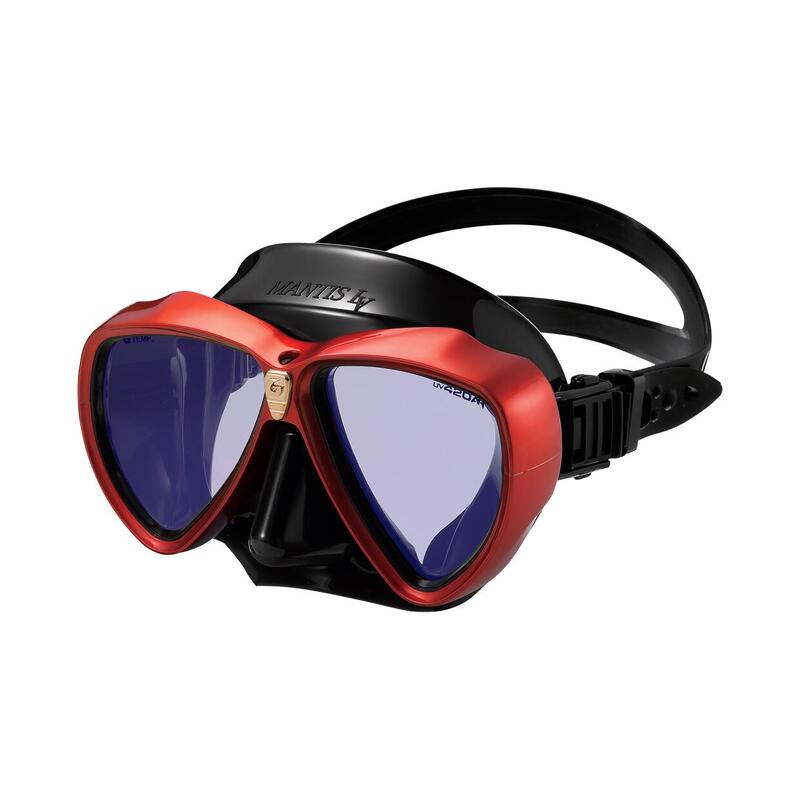 MANTIS LV Adult Unisex Diving Mask - Red