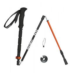 Bâtons de marche (set) Trekking Scrod pliable Flip-lock - Noir