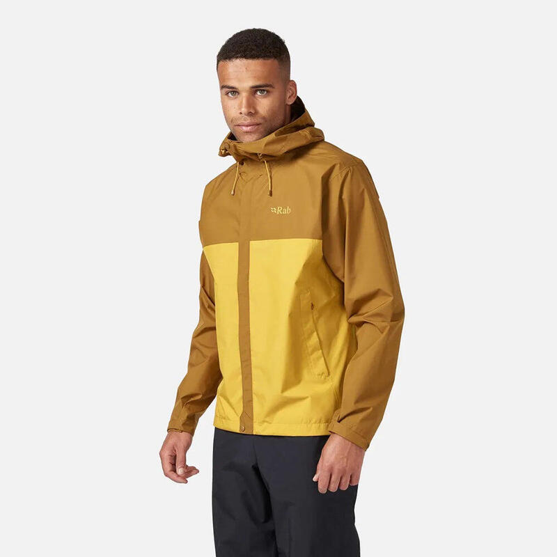 Men's Every-Activity Downpour Eco Jacket - Brown x Muster