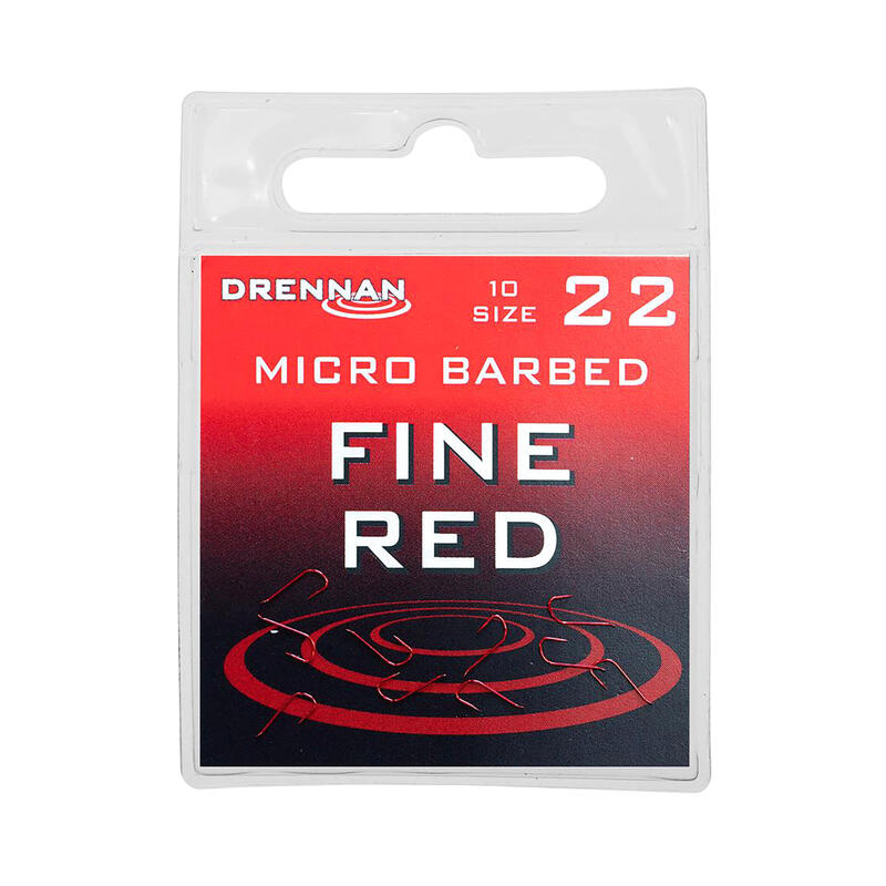 Haczyki spławikowe Drennan Fine Red