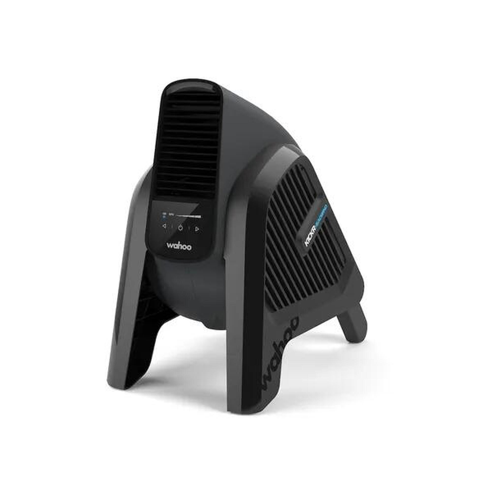 KICKR HEADWIND Sensor Controlled Bluetooth Cycling Fan (UK Plug) - Black