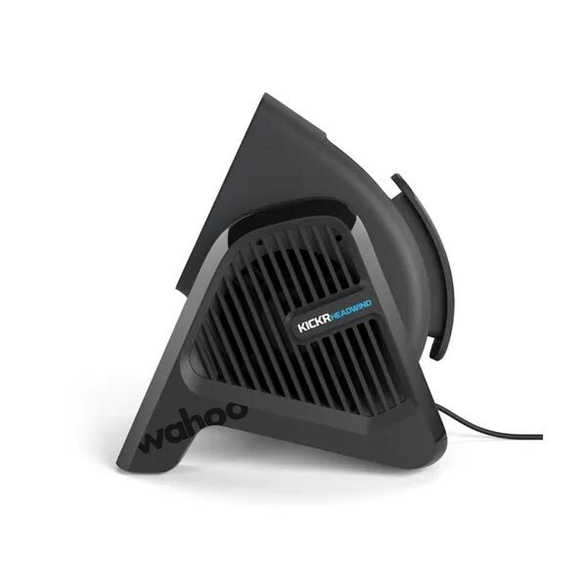 KICKR HEADWIND Sensor Controlled Bluetooth Cycling Fan (UK Plug) - Black