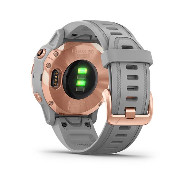 Garmin Fenix 6S Sapphire Smartwatch Rose Gold with Powder Grey Band