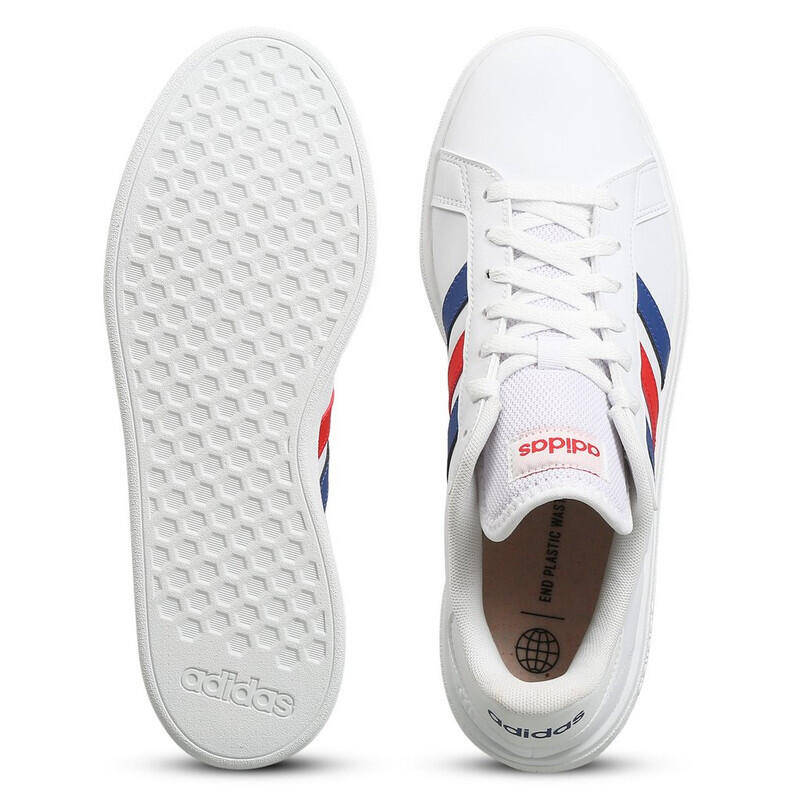 Adidas GRAND COURT BASE 2.0 Men Tennis Shoes White -  4