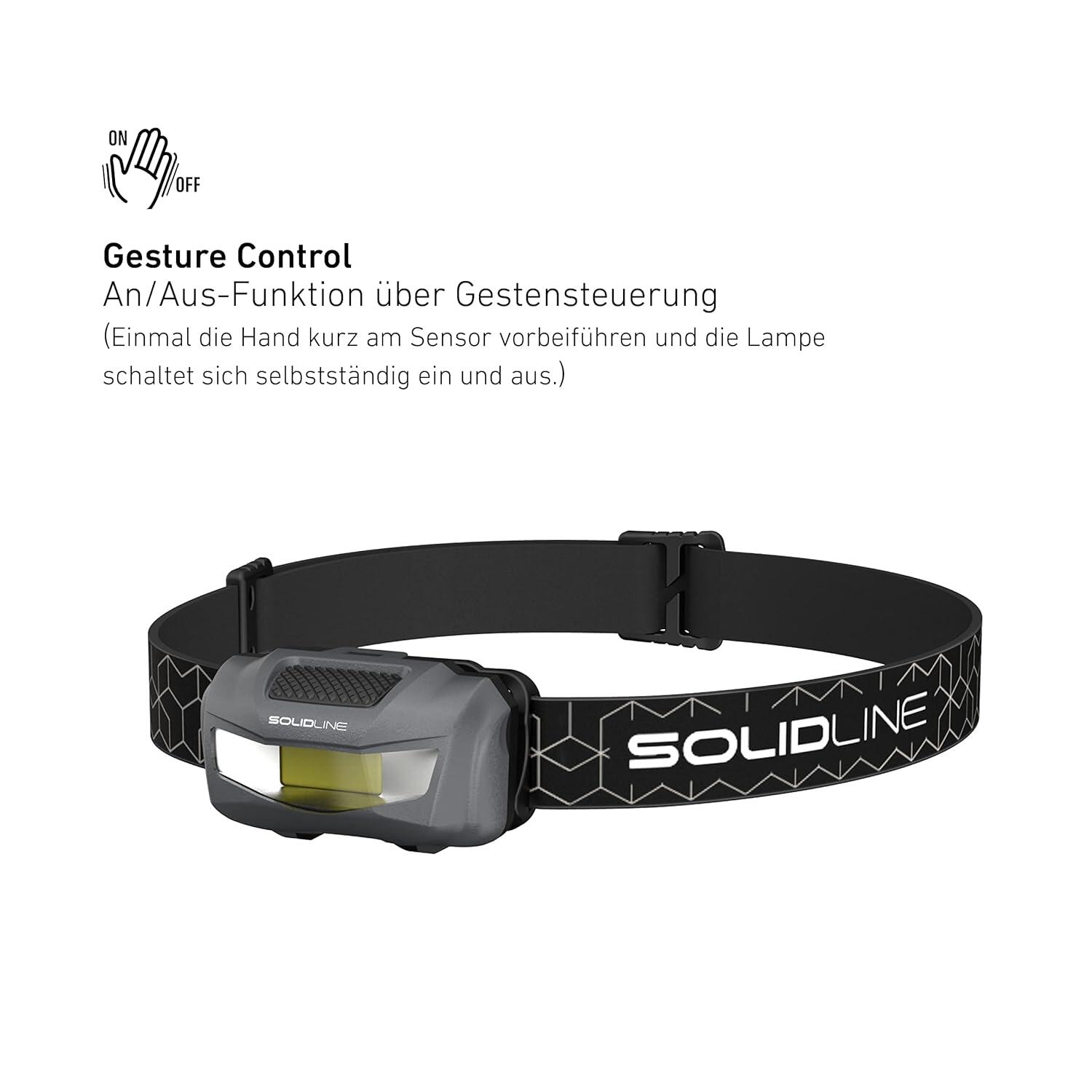 Ledlenser Solidline SH1 Black Headlamp