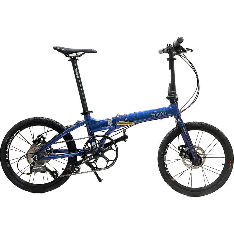 (Unassembled) Blast 406 20" Mechanical Disc Brake 9s Folding Bike - Purple/Blue