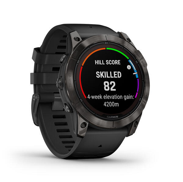 Garmin Fenix 7X Pro Sapphire Solar Smartwatch Carbon Gray DLC Ti