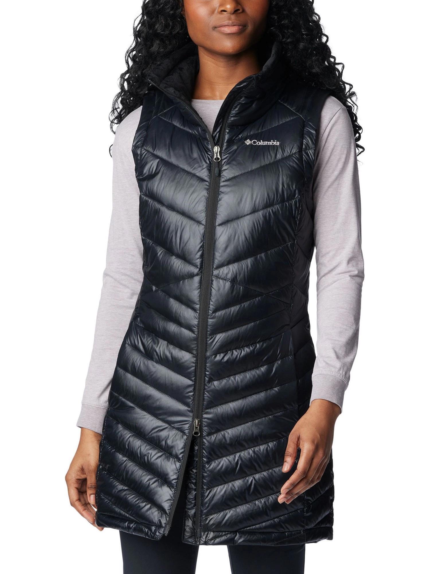 COLUMBIA Westen Joy Peak Long Vest Damen - Schwarz