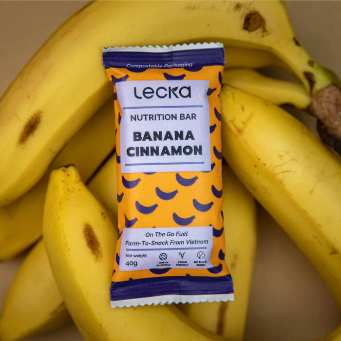 NATURAL VEGAN NUTRITION BAR - BANANA CINNAMON (BOX OF 12 x 40g)