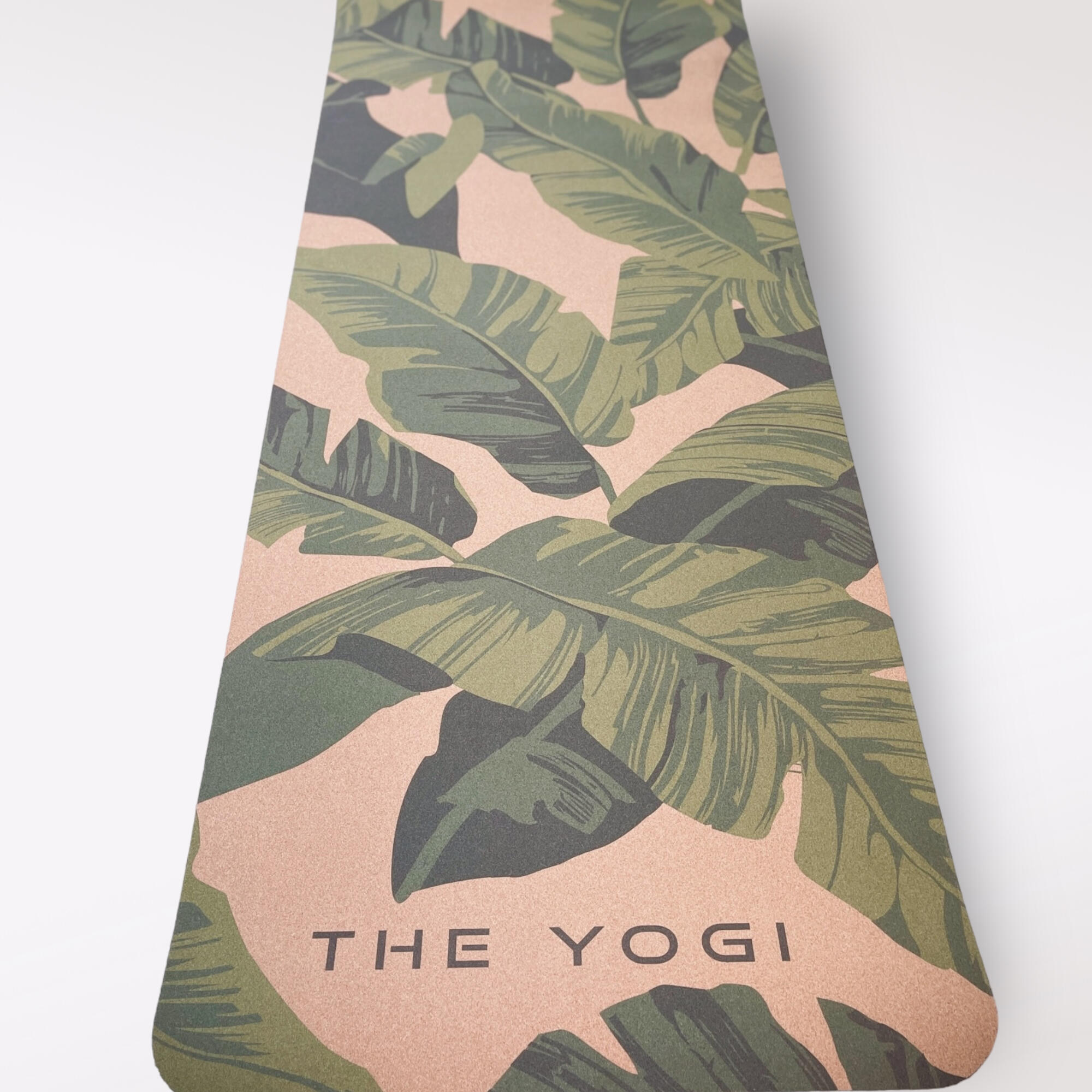YOGA MAT 5mm cork TPE w banana tree leaf