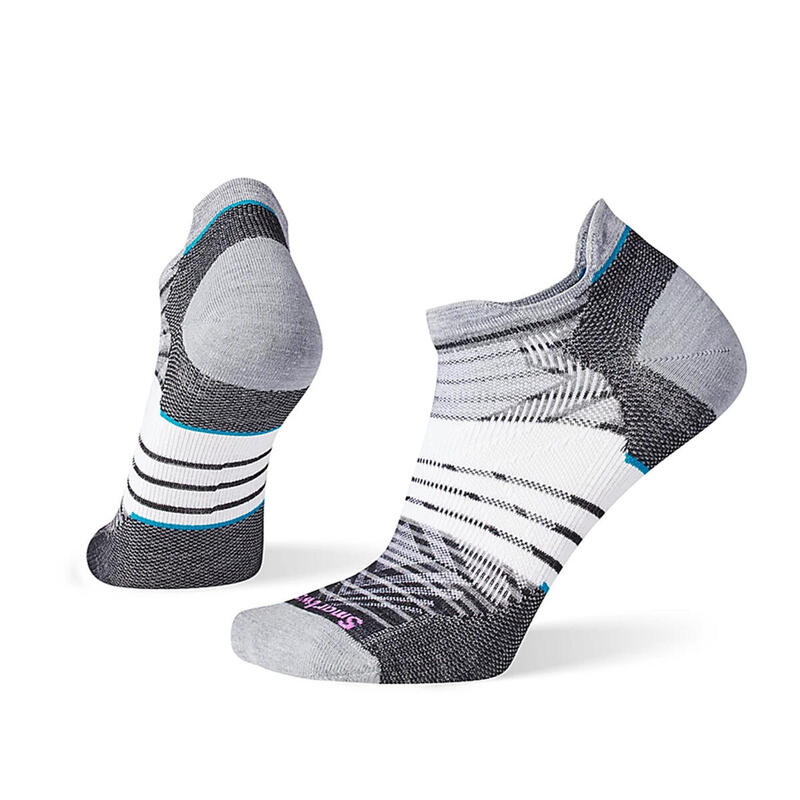 Run Zero Cushion Stripe Low Ankle Men's Nature Hiking Socks - Black