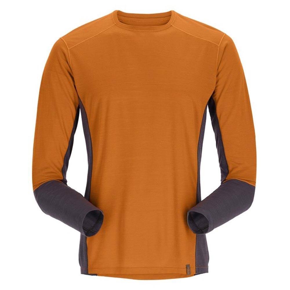 Rab Syncrino Merino Long Sleeve Baselayer Tee Marmalade -  1
