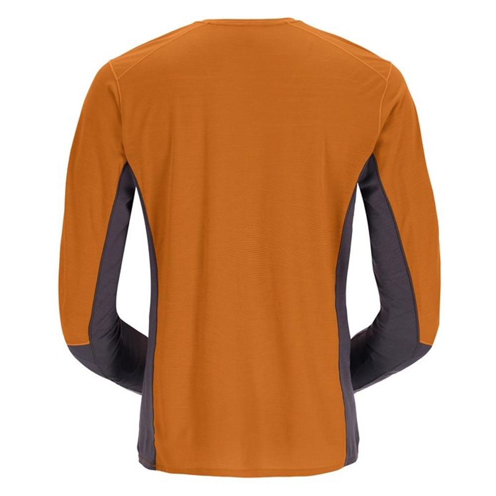Rab Syncrino Merino Long Sleeve Baselayer Tee Marmalade