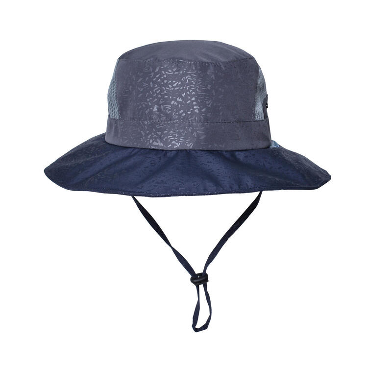 T922101 Unisex Tonal Print Anti UV Hat  - Grey