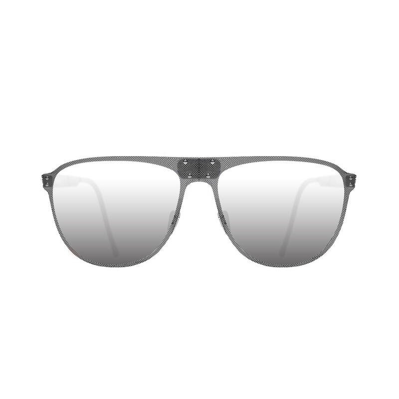 Halo O009 Adult Unisex Folding Sunglasses - Silver
