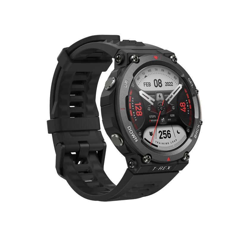 T-Rex 2 Rugged Outdoor GPS Smartwatch - Ember Black