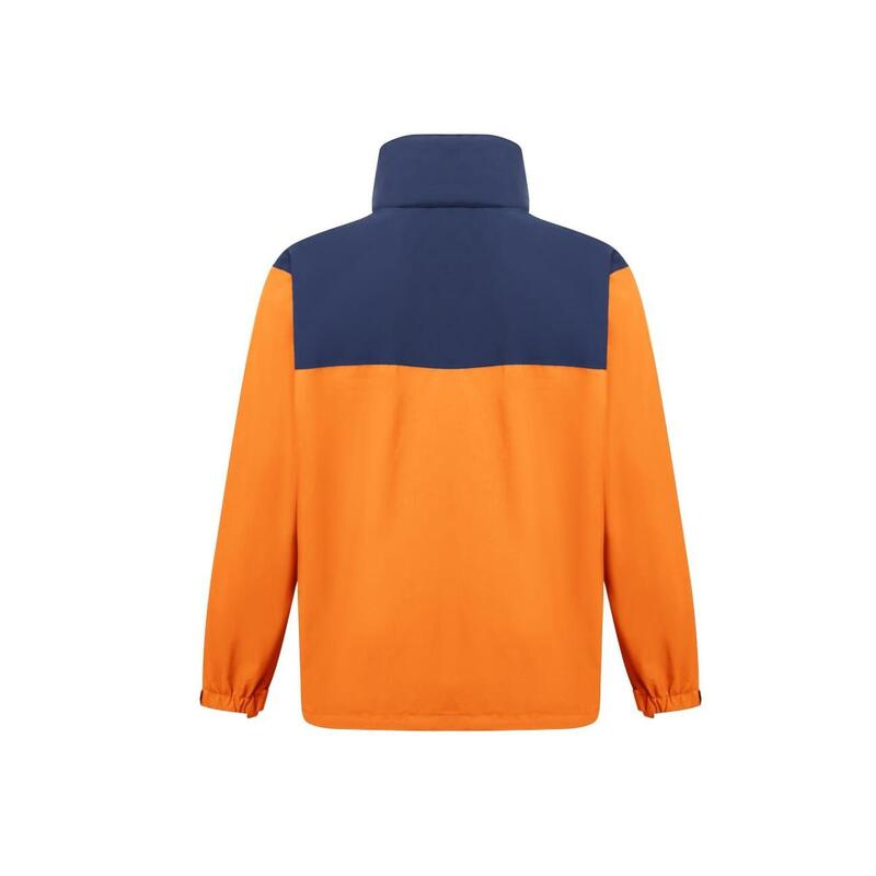 T223101 Men Waterproof Zippable Jacket - Orange