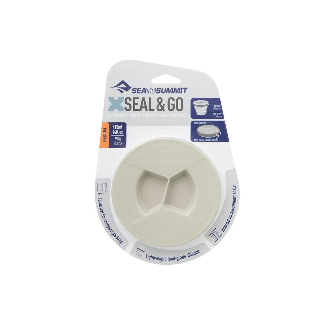 Space Saving Collapsible Food Container for Hiking Sea to Summit X-Seal and Go Medium -  2