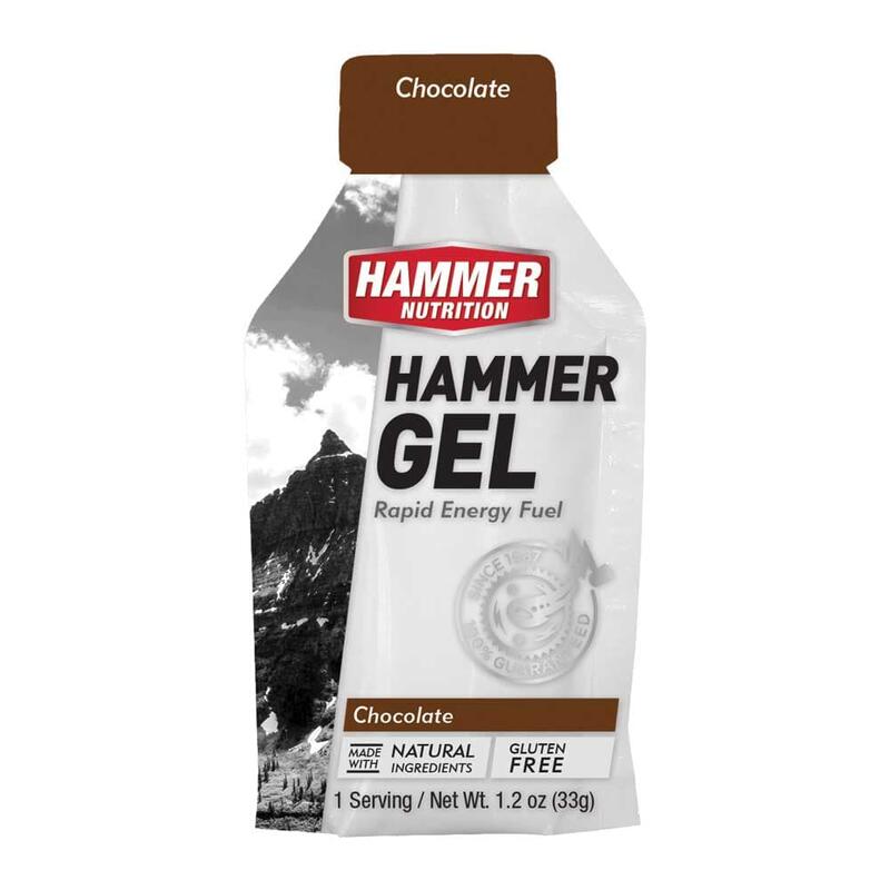 Hammer Gel - Rapid Energy Fuel Gluten free Energy Gel 4packs - Chocolate Flavor