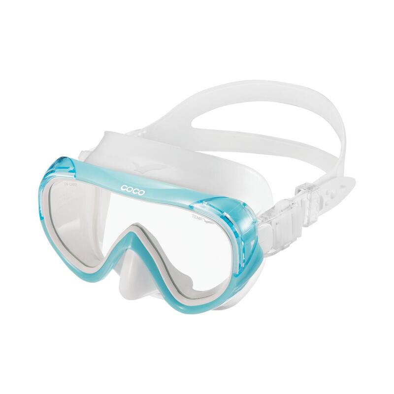 COCO Adult Women Single-lens Diving Mask - Blue/White