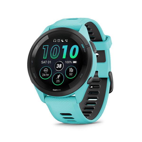 Garmin Forerunner 265 Running Smartwatch Aqua
