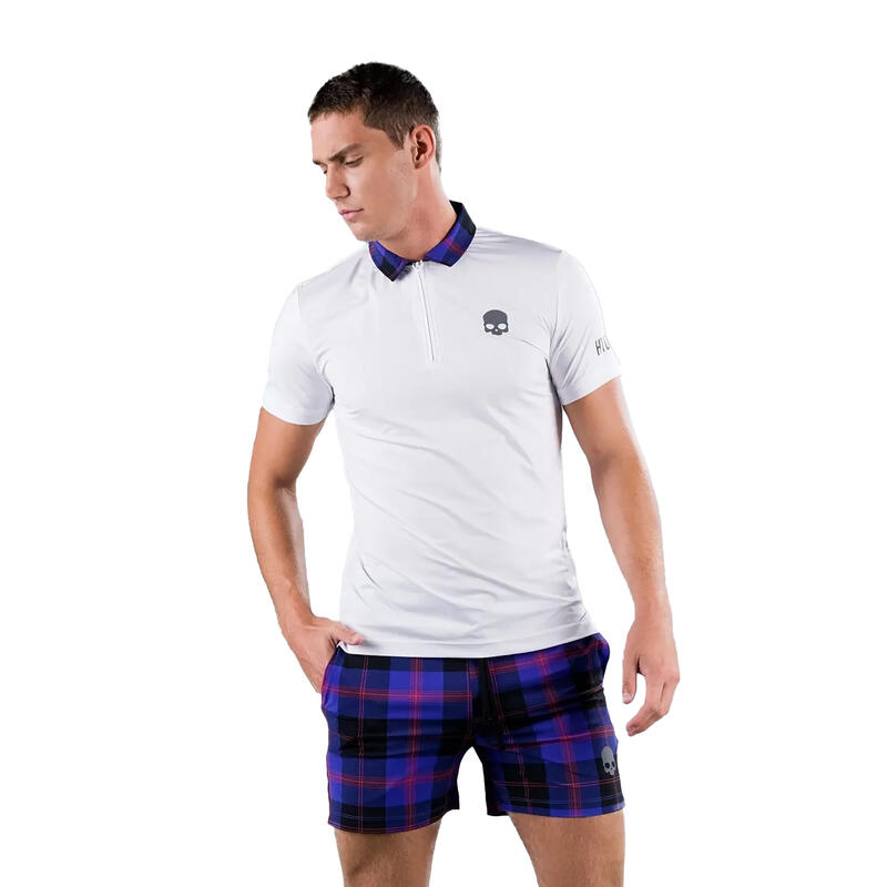 Koszulka polo tenisowa męska HYDROGEN Tartan