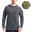 Men Print Reversible Lightweight Long Sweatshirts - BLACK