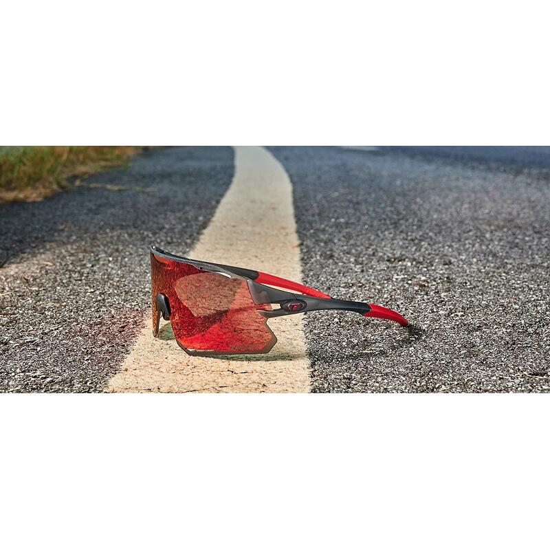 Tifosi Rail Race Satin Vapor Clarion Red/Clear