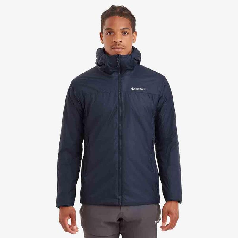 Respond Hoodie Men's Warm Jacket - Dark Blue