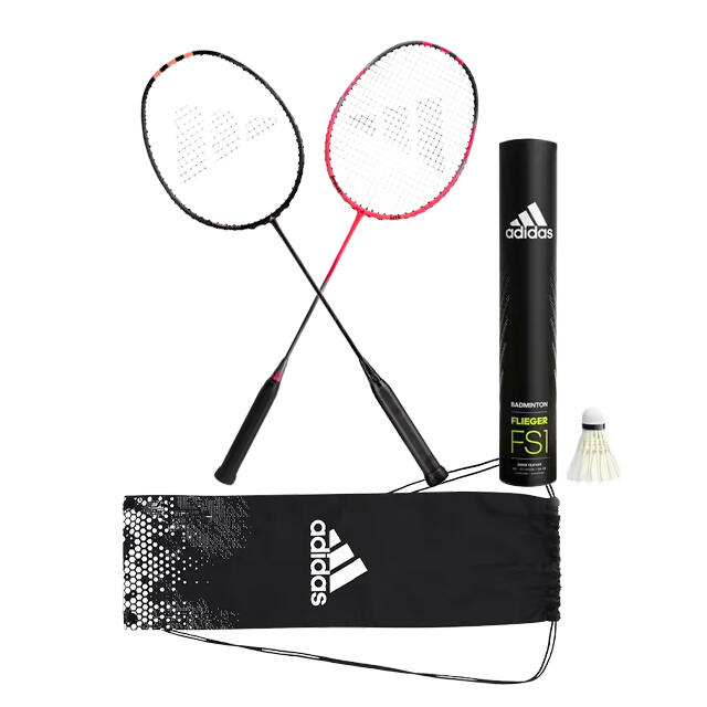 SPIELER E AKTIV.1 & SPIELER E LITE - 2 PLAYER BADMINTON SET WITH FS1 SHUTTLECOCK