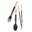 Camper Cutlery Set (3 pieces) - Black/Beige