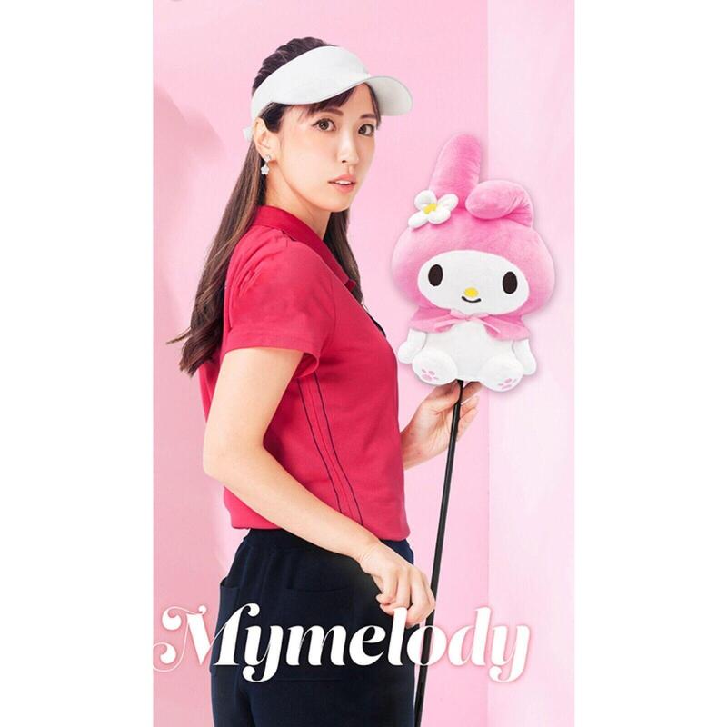 MMHD002 MY MELODY GOLF DRIVER HEAD COVER - PINK/WHITE