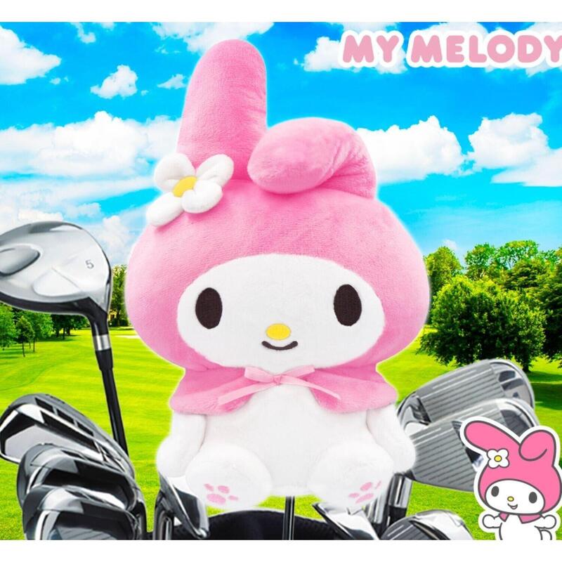 MMHD002 MY MELODY GOLF DRIVER HEAD COVER - PINK/WHITE